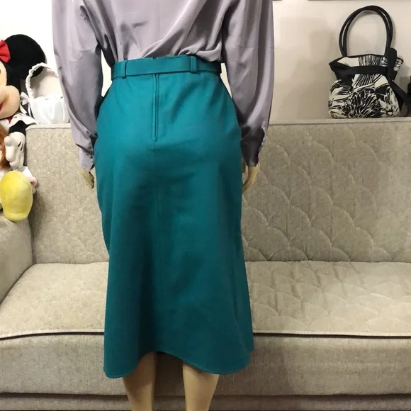 🌺 VINTAGE CELAIN PARIS SKIRT SIZE 44 - Picture 8 of 11